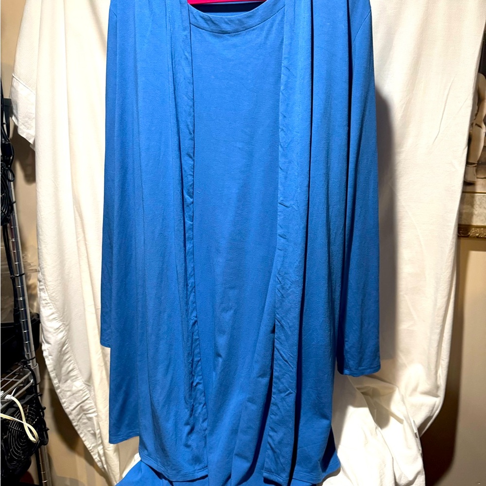 J. Jill two piece Midi dress. Sleeveless dress.